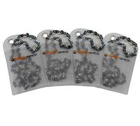 4 cadenas de sierra Sägenspezi 30 cm 3/8" 135TG 1,6 mm cincel completo compatible con motosierras Stihl y otras