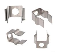 4 clips de montaje de acero inoxidable para robot aspirador IQ modelo AV2501S cepillo lateral accesorios de ajuste seguro