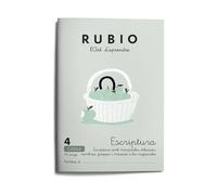 4 Escriptura RUBIO | Català | +6 anys | Escriptura amb minúscules, dibuixos, nombres, greques i iniciació a les majúscules