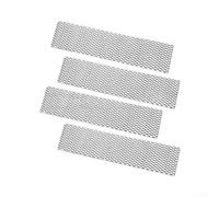 4 filtros de aire acondicionado de carbono de 8.2 x 1.3 pulgadas, hoja de filtro purificador de aire de 0.2 pulgadas de grosor, para adaptarse a almohadillas de espuma de prefiltro para rejillas de