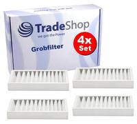 4 filtros Grobfilter G4, filtros de cartucho, 412x159x46 mm, para ventiladores Pluggit