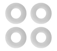 4 juntas de sellado de silicona blanca para sistema de drenaje Geberit de 2 pulgadas, directo para reemplazo 816.418.00.1, alto para fugas efectivas de arandela para protección