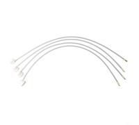 4 mangueras de extensión de boquilla de película líquida compatibles con latas de aerosol, 50 cm de longitud, diseñadas para revestimiento inferior en camiones, tractores y herramientas