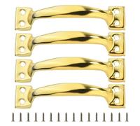 4 manijas para puertas de cercas de madera, gabinetes, tiradores de puertas de granero en forma de, perillas para muebles antiguos, tiradores para cajones y aparadores, manijas para decoración