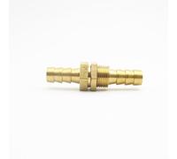 4 mm 6 mm 8 mm 10 mm 12 mm 14 mm 16 mm 19 mm 25 mm Conector de mamparo de latón con púas para tubo, adaptador de acoplamiento, 12