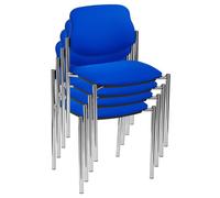 Nowy Styl Sillas de visita azul/cromo