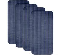 4 parches de reparación de cubierta de piscina, calcomanías autoadhesivas de material de polietileno para desgarros y agujeros, kit de sellado impermeable para cubiertas de seguridad, azul/verde 30 x