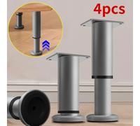4 patas ajustables para muebles, patas de mesa, utilizadas para gabinetes, sofás, marcos de cama, mesas, patas de soporte para muebles 80-120mm(4pcs)