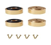 4 patas de aluminio resistentes con punta de goma para cortar que no se muevan en encimeras, pies antideslizantes, funda de goma que absorbe los golpes