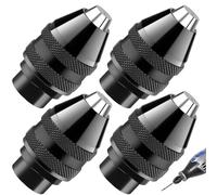 4 Pcs 4486 Portabrocas Taladro para Dremel 1/32 1/8 Mandril para Cabezal Taladro Accesorios Herramientas Recambios Mandril Adaptador Brocas Sds para Dremel 4000,400,3000,398,395,300,200,285,8200,800