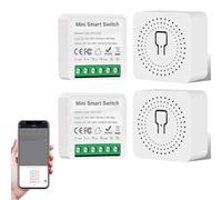 4 Pieza Interruptor WIFI, Módulo Interruptor Inteligente, Mini Smart Switch