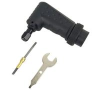 4 Piezas Adaptador de Ángulo Recto para Mini Amoladora, Acero | Conversor Eléctrico Compacto para Espacios Reducidos, Diseño Ergonómico, Cabezal Angular, Accesorio de Uso Preciso