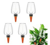 4 Piezas Bolas de Riego para Plantas, Riego Automatico Macetas | Globos de Riego de Plantas 350ml, Riego Por Goteo para Macetas, Regar Plantas Vacaciones, para Balcón y Plantas de Jardín