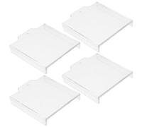 4 Piezas Cubierta Transparente para Botón Pulsador, Plástico | Visible y Moderna, Amortiguación de Impactos, Humedad, para Escuelas, Mantenimiento y Zonas de Paso