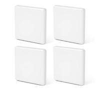 4 piezas de cubierta para interruptor de luz, cubierta ciega, interruptor cubierta para familia, enchufes blancos, cubiertas para interiores