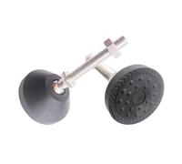 4 Piezas de Patas Niveladoras Universales Ajustables para Muebles, Base Giratoria, Almohadillas Articuladas para Mesa, Silla, Torno - Ajuste para Mesa y Silla L D50XM8X100