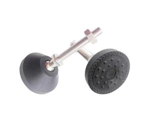 4 Piezas de Patas Niveladoras Universales Ajustables para Muebles, Base Giratoria, Almohadillas Articuladas para Mesa, Silla, Torno - Ajuste para Mesa y Silla L D50XM8X100