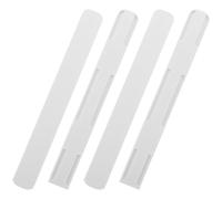 4 Piezas Guías Telescópicas para Cajones de Color Blanco Hips | Deslizador Gaveta, Guías Adhesivas, Rieles Adhesivos, Correderas para Cajones y Armarios