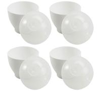 4 Piezas Herramienta de Cocina Huevera para Huevos Microondas, PP | Lekue Huevos Microondas, Cocedor de Huevos para Horno Microondas, Desayuno y Cocina