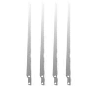 4 Piezas Hojas de Mano para Cortar Madera y Árboles, Acero Plata | , menos Fragmentación, Reemplazo Fácil, para Jardinería y Poda de Ramas, Uso Doméstico