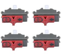 4 piezas interruptor de encendido/apagado para Husqvarna 61 365 372XP 385XP 390XP, ADEFOL Interruptor de parada Motosierra Piezas de repuesto interruptor de repuesto accesorio