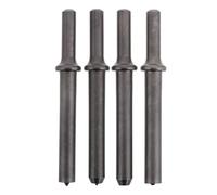 4 Piezas Kit de Martillo Neumático para Remaches, Acero | Brocas de Cincel Neumáticas, Ajuste Suave y Preciso, Uso Versátil en Trabajos de Remachado