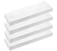 4 Piezas Lana Cerámica para Chimeneas de Bioetanol, Esponja Cerámica Resistente al Calor para Chimeneas de Mesa, Fibra Cerámica para Chimeneas Interiores de Gel Etanol (300x100x25mm)