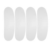 4 Piezas Lente Protector para Casco de Chorro de Arena | Cobertura Amplia Curva, Recubrimiento Duro Antirrayas, Compatible Cascos de Chorro de Arena