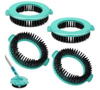 4 Piezas para Leifheit Clean Twist Disc Mop Ergo Spin Fregona Cepillo | Fregado Cabezal de Repuesto, para Leifheit Recambios Fregona, para Todo Tipo de Suelos