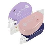 4 Piezas Rodillo Adhesivo Fuerte de Doble Cara | Pet, Alta Viscosidad Residuos, Flexible y Suave, Recambio para Oficina y Manualidades