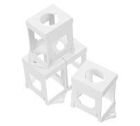 4 Piezas Soporte de Riel de 22mm para Interruptor Pulsador, Blanco | Adaptador de Montaje para Riel Din, Plástico Blanco, Uso Doméstico E Industrial, Precisión y Fiabilidad
