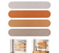 4 Piezas Tablero de Anuncios de Corcho, Tablero de Anuncios de Fieltro para Paredes, Tablero de Anuncios de Fieltro Autoadhesivo Fácil Instalación, para Oficina, Dormitorio y Decoración de Paredes