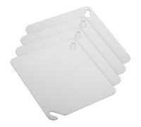 4 Piezas Tapa Plana Ciega para Caja Eléctrica de Acero Inoxidable | Diseño Liso, Uso Diy, Ajuste, Instalación Sencilla, Perforado Fácil, para Paneles y Cajas