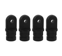 4 Piezas Tapas de Extremo de Nailon para Bimini de Barco 7/8 Negro | Accesorio Marino para Tubo de Toldo, Uso Exterior, Sella Extremos del Marco, Resistente al Clima