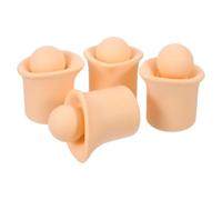 4 Piezas Tapones de Silicona para Vino, Cierre Hermético | Reutilizables y Aptos para Lavavajillas, para Botellas de Vidrio, Conservación Segura en Nevera