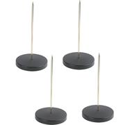 4 Piezas Tenedor Sostenedor, Factura Recibo de Horquilla Soporte Para Recibos de Papel,Facturas y Notas, Portabigotes para Oficina, Cocina y Restaurante (Diseño Elegante y Funcional)