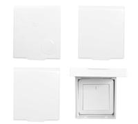 4 Piezas Tipo 86 Tapa Autoadhesivo Cubierta Toma Corriente Impermeable Caja Enchufes Pared para Protector Enchufe Cubre Enchufes Exterior Interruptor de Estanco Pared para Baño, Cocina, Dormitorio