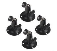 4 soportes de pared para cámara CCTV, soporte de seguridad de 90° de inclinación para Arlo Pro para cámaras Ultra Ring, color negro, 7 cm de altura