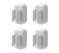 4 Soportes para cepillos de Dientes de Pared, Organizador de cepillos de Dientes eléctrico Autoadhesivo para baño, Soporte multifunción Impermeable para Dormitorio, Armario (Blanco)