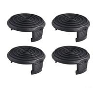 4 tapas de bobina para Worx WG168 WG184 WG191, repuesto WA0037 para cortacésped, material ABS resistente, montaje sin herramientas, cambio rápido de hilo para cuidado del jardín