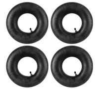 4 tubos para rueda de carretilla 3.00 - 4, válvula en ángulo, manguera de carretilla, 260 x 85 mm, manguera interior para rueda de carretilla, para neumáticos, cortacésped, carretillas, manguera de