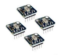 4 unidades VEML7700 Sensor de luz ambiental, 0-120000 lux, interfaz I2C, 3,3 V-5 V, para proyectos Arduino e IoT (Already Welded)