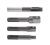 4 Unids Adaptador para Portabrocas sds Adaptador de Zócalo Hexagonal 1/4" 3/8"1/2" Conector de Extensión de Broca de Cabeza Cuadrada