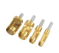 4 unids/set cortador de broca de espiga con enchufe de madera, herramienta de carpintería de acero al carbono con vástago recubierto