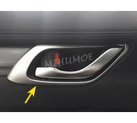 4 unids/set cromado manija de puerta Interior de coche embellecedores ABS para Mazda CX-5 (KF) 2017-2025 Accesorios