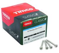 4 X 30mm Cabeza Pozi Plana A2 Acero Inoxidable Clásico Tornillos 200 Paquete