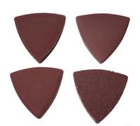 40 almohadillas de lijado triangulares de 80 mm, accesorios oscilantes multiherramienta 60 120 180 240 grano surtido
