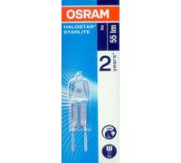 40 bombillas Osram Stiftsockellampe Halostar Starlite 64405s, casquillo G4, 12V, 5W, 55 lúmenes, 6 kWh/1000 horas