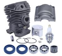 40 mm Cilindro Pistón Kit para Stihl MS210 021 MS 210 con Cojinete de manivela Cojinete de agujas Repuestos de bujías para 1123020 1216 11230201216