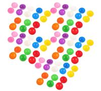 40 Piezas Bolas de Rifa de Plástico, Mini Abiertas | Ligero, Fácil de Sostener y Guardar, Uso en Lotería y Fiesta, Colorido para Actividades y Juegos